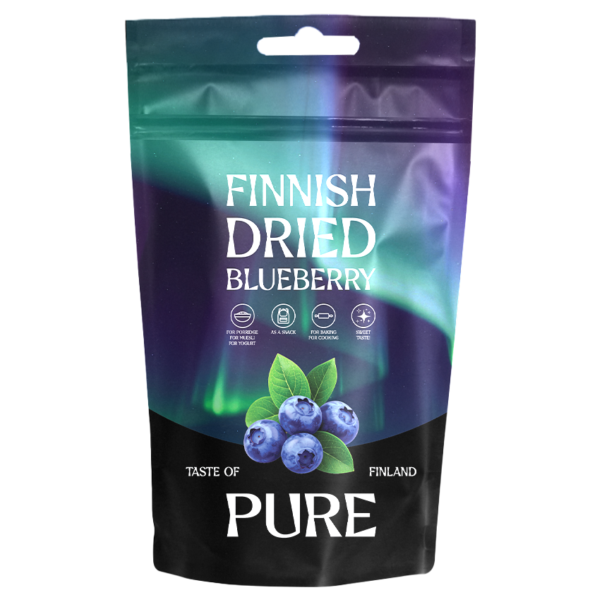 Pure Dried Blueberry, Sweet 30g, Berries 74%