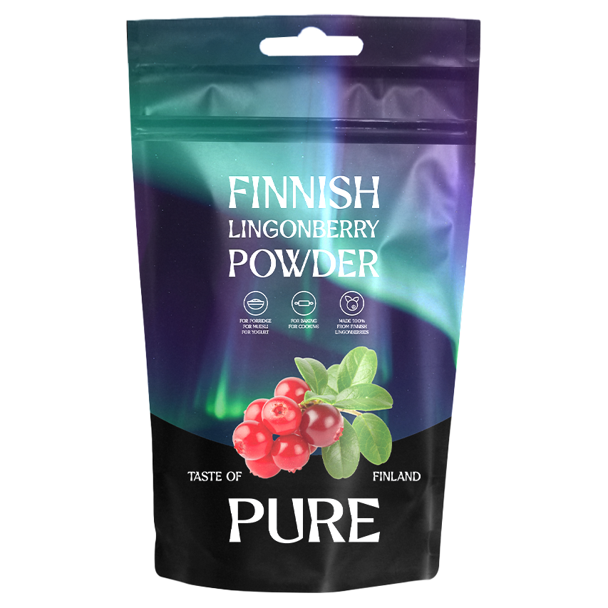 Pure Lingonberry Powder 30g, Berries 100%