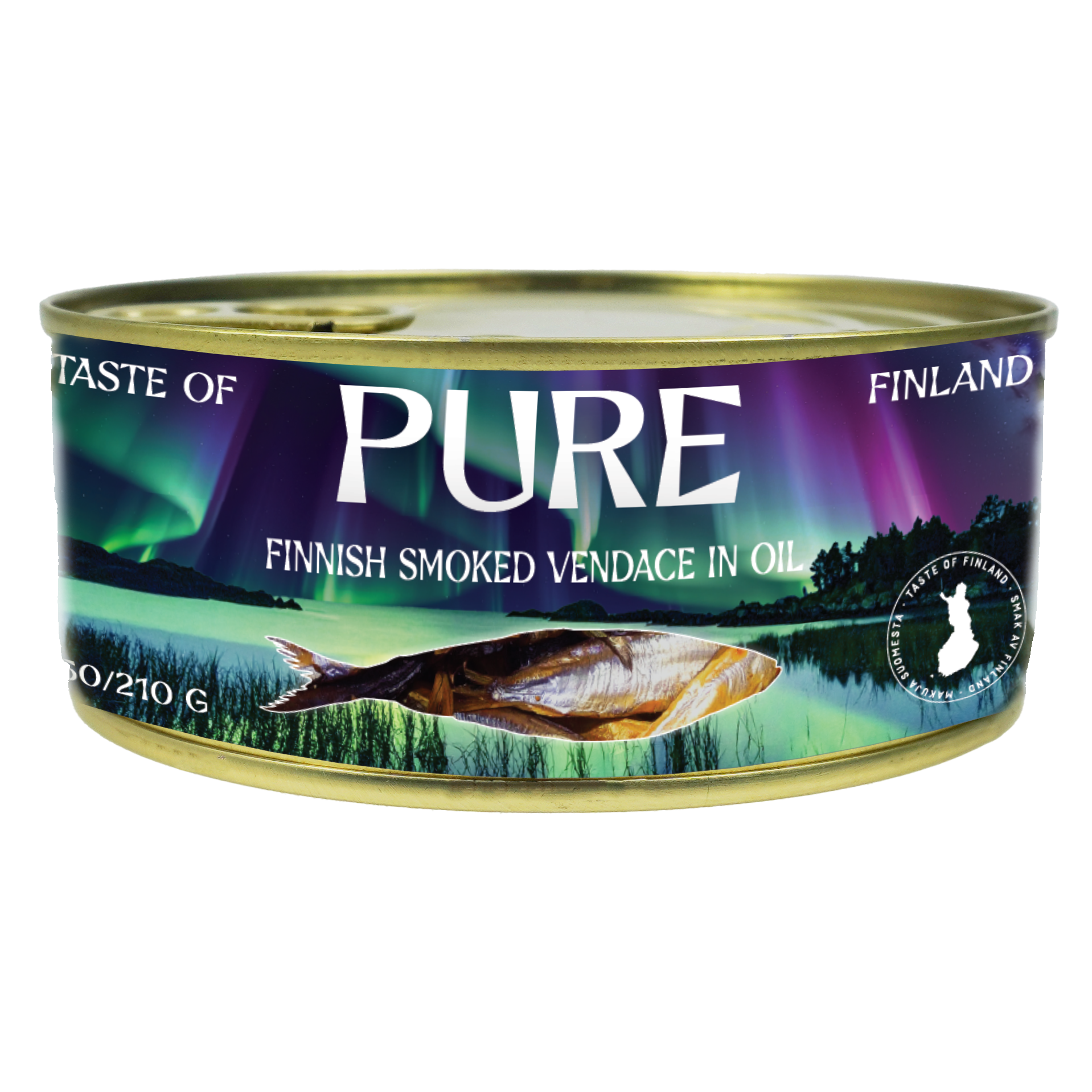 Pure Smoked Vendace In Oil 150/210g