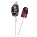 Pure Strawberry Flavoured Salmiac Lollipop 12g