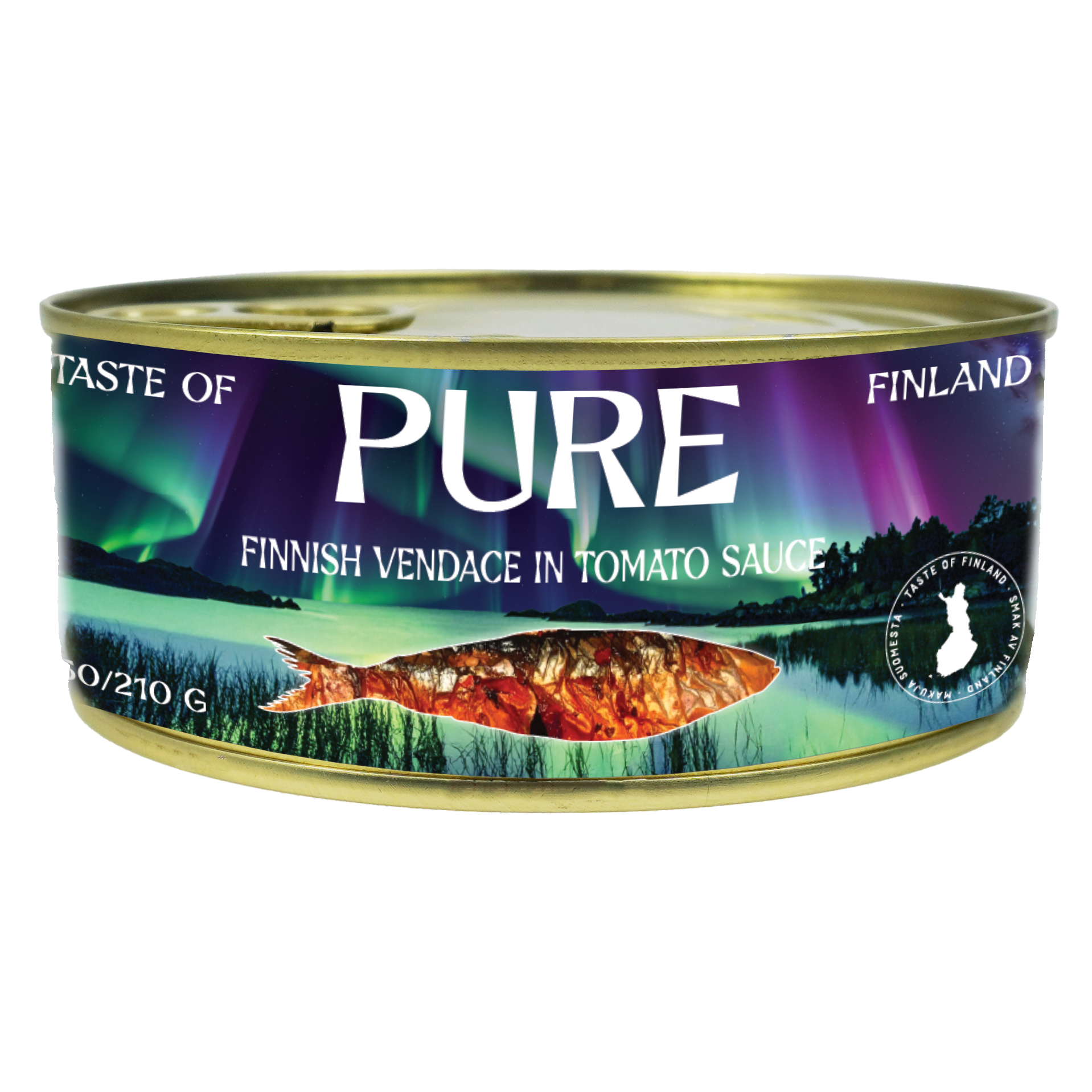 Pure Vendace In Tomato Sauce 150/210g