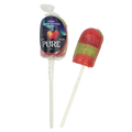Pure Rhubarb Flavoured Salmiac Lollipop 12g